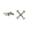 Polished Nickel, variant on Pfister HHL-049TBC Tisbury Bathroom Faucet Cross Handles - Chrome