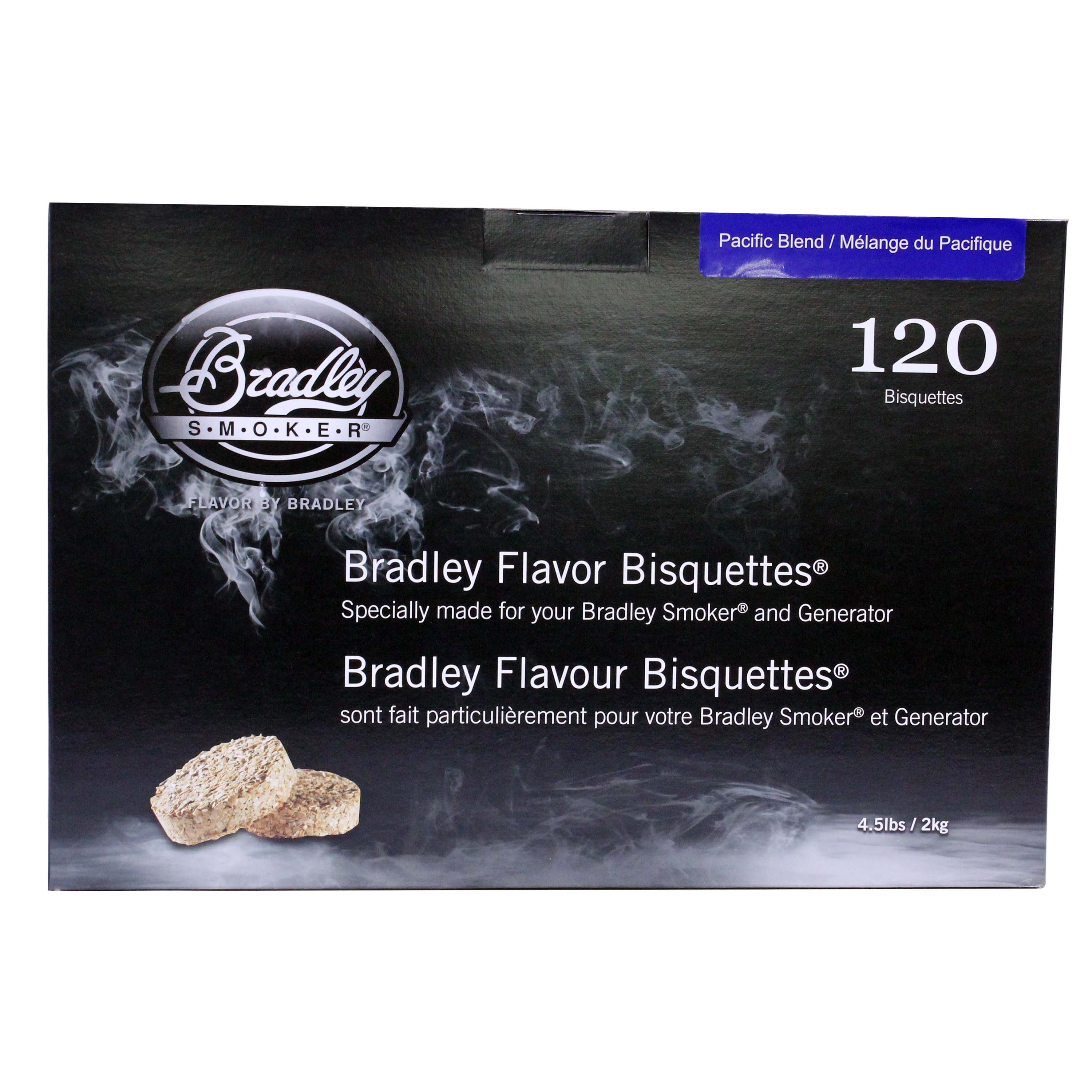 Bradley Smoker BTPB120 Pacific Blend Bisquettes, 120Pack