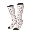 thumbnail image 2 of Fotbe Rabbit And Carrot print Women's Men's Novelty Crew Socks Cotton Socks Knee High Socks for Walking,Running,Nurses,Pregnancy, 2 of 8