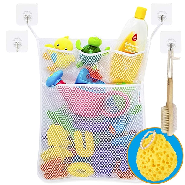47x31cm Baby Shower Bath Toys Mesh Mesh Juguete Organizador Baño