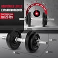 thumbnail image 3 of Yes4All Adjustable Dumbbell Set with Connectors, Weight Plates and Lock Collars, 3 of 6