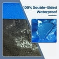 thumbnail image 3 of MVPNET 6 ft x 8 ft 8 mil Black/Blue Polyethylene (PE) Heavy-Duty Tarp, 1 Piece, 3 of 5
