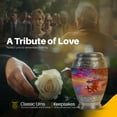 thumbnail image 6 of Yatskia Beach with Clouds Small Memorial Urns for Human Ashes Adult Male and Female, Mini Funeral Urn for Adult Ashes, (Monar Pack of 1, 3 Inch), 6 of 8