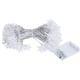 thumbnail image 1 of Cadena de luces LED de color blanco cálido, 10 m, 80 LED, funciona con pilas, modo intermitente, decoración para fiestas y bodas, 1 of 8
