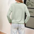 thumbnail image 5 of Yokua Cardigan Sweaters for Women Lightweight Knit Button Front Striped Cardigan Sweaters Trendy Oversized Sweater Coat, 5 of 7