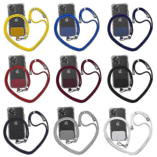 5pcs New Adjable Diagonal Straddle S Fash Mobile Ph Lanyard Neck Safety Anti Elderly Fixed