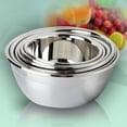 thumbnail image 4 of OUSITAID kitchen Thickened Stainless Steel Rice Noodles Soup Bowl Vegetables Basin Kitchenware, 4 of 6