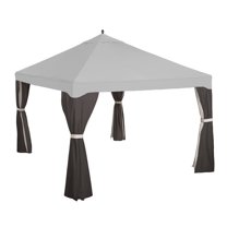 Garden Winds Replacement Canopy Top Cover for the Garden Treasure's 10 x 12 Gazebo - Slate Gray