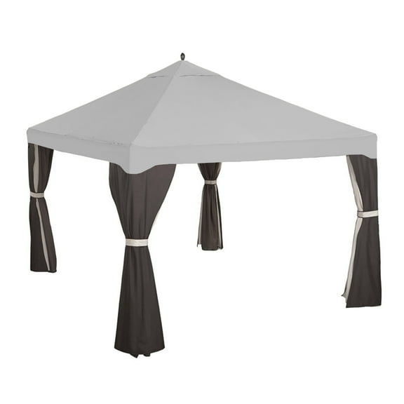 Garden Winds Replacement Canopy Top Cover for the Garden Treasure's 10 x 12 Gazebo - Slate Gray