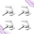 thumbnail image 4 of Gymnture Xmas Reindeer Napkin Rings for Party Dinner Decor, 4 of 10