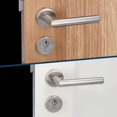 thumbnail image 4 of Manija de acero inoxidable suyoo para puerta de entrada de apartamento Manija para puerta cortafuego Manija dividida de 135 mm, 4 of 5