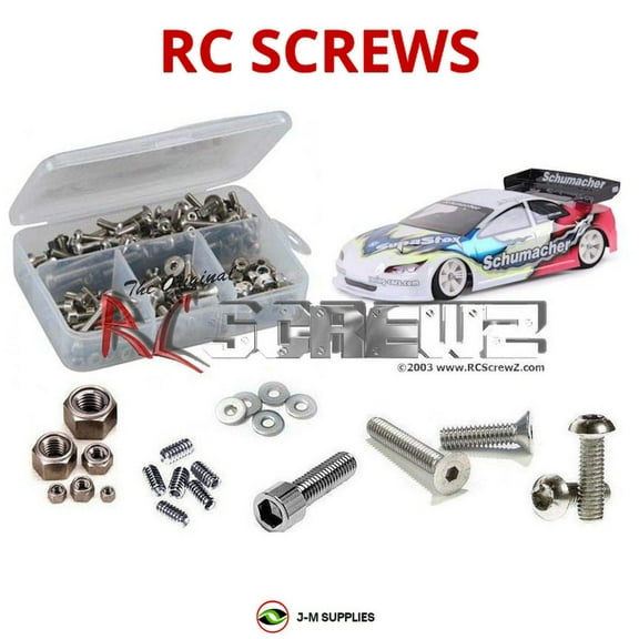RCScrewZ Stainless Screw Kit sch026 for Schumacher Supastock GT 1/12 #K154/K157 RC Car | SET