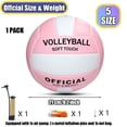 thumbnail image 2 of Voleibol Magicorange, talla 5, piel sintética suave al tacto, rosa, 2 of 9