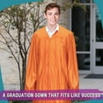 thumbnail image 6 of Endea Graduation Shiny Orange Graduation Gown, 6 of 8