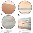 thumbnail image 3 of Designart "Beach Photo Coastal Calm I" Nautical & Beach Metal Wall Decor, 3 of 5