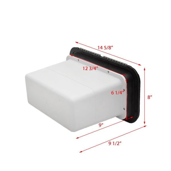 Innovative Product Solutions 530-039 Boat Tackle Box | 8 x 14 Black