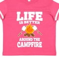 thumbnail image 4 of Inktastic Life is Better Around the Campfire Boys or Girls Toddler T-Shirt, 4 of 5