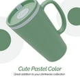 thumbnail image 4 of Copco Cone Travel Coffee Mug, 16 oz - Insulated Drinkware with Spill-Proof Lid and Handle, Microwave & Dishwasher Safe - BPA-Free, Compact for Desk & Cup Holder Friendly (Green), 4 of 7