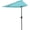 Blue, variant on Half Umbrella Outdoor Patio Shade - 9 ft Patio Umbrella with Easy Crank - Small Canopy for Balcony, Table, or Deck by
