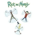 thumbnail image 2 of Men's Rick and Morty Christmas Snow Angels  Graphic T-Shirt, 2 of 3
