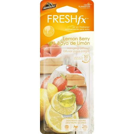 Lemon Berry - Armor All FRESHfx Car Air Freshener Hanging Diffuser (Lemon Berry)