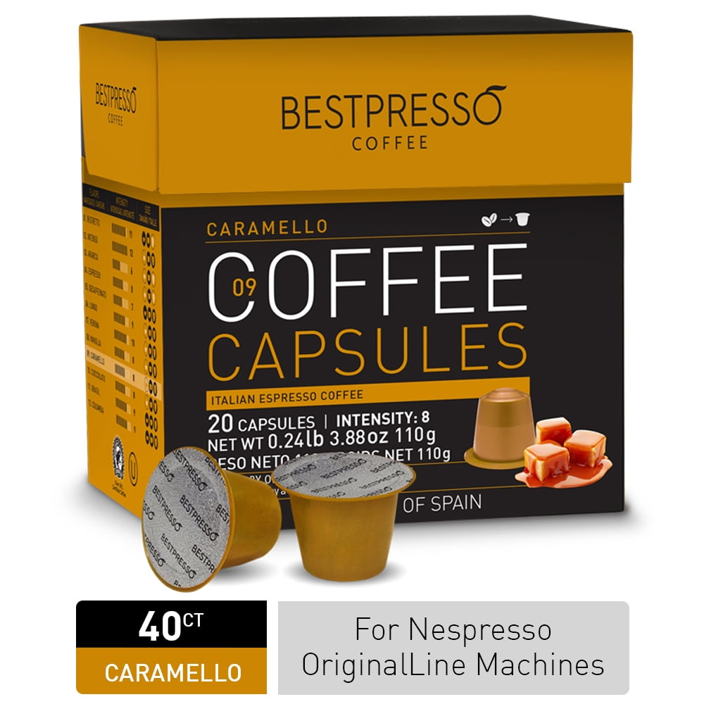 Bestpresso Coffee For Nespresso OriginalLine Machines, Caramel Blend