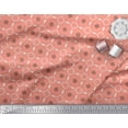 thumbnail image 3 of Soimoi Orange Rayon Fabric Diamond Geometric Print Sewing Fabric Yard 42 Inch Wide, 3 of 3
