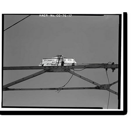 Historic Print, Baxterville Bridge, Spanning Rio Grande River at Masonic Park Drive, South Fork vicinity, Rio Grande County, CO - 17, 18" x 24"