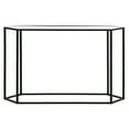 thumbnail image 2 of Evelyn&Zoe Beck 48" Wide Hexagonal Console Table, Blackened Bronze, 2 of 6