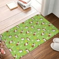thumbnail image 5 of Xecao Guinea Pigs print Flannel Mat: Non-slip, 16x24in. Ideal for kitchen, bedroom, bath & living room., 5 of 9