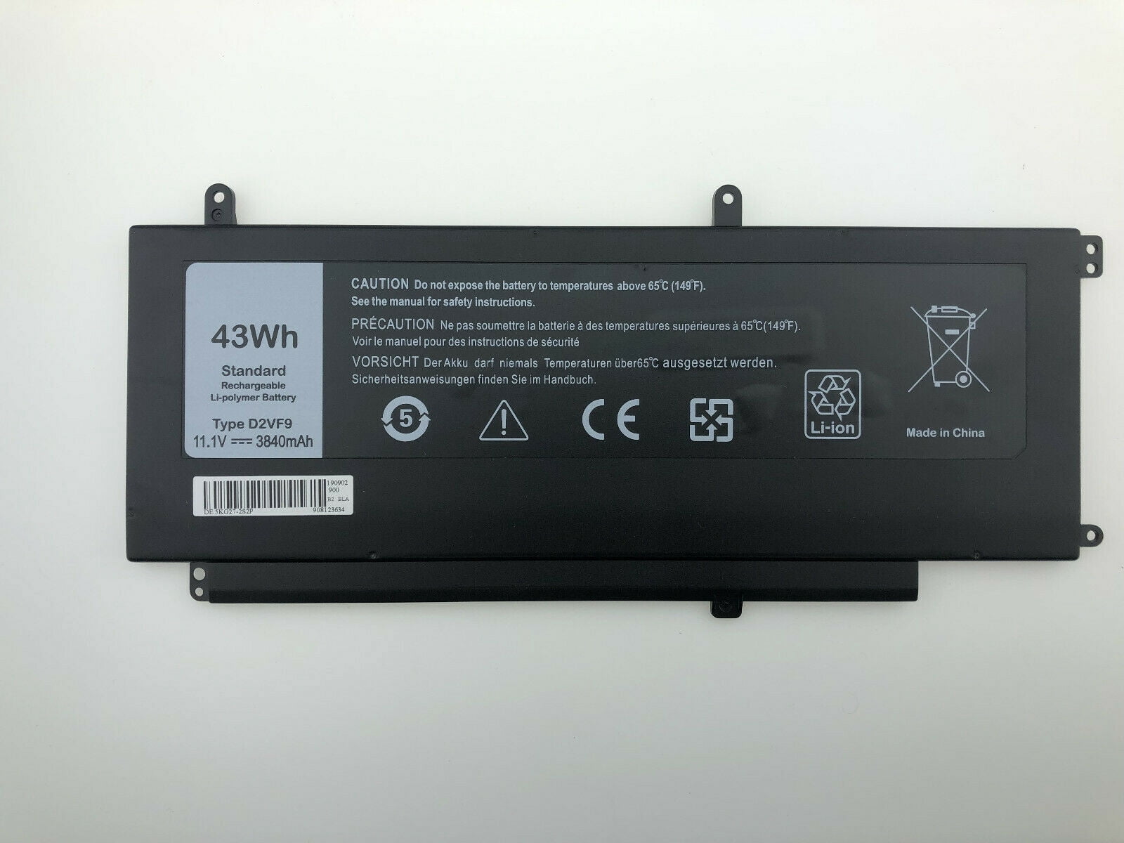 D2vf9 аккумулятор dell