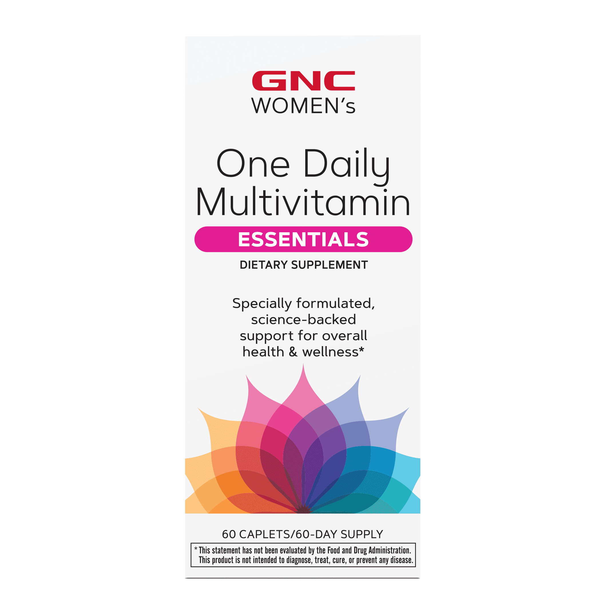 GNC Women's Essentials One Daily Multivitamin, 60 Tablets, Vitamin and Mineral Support