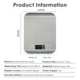 thumbnail image 3 of Digital Kitchen Scale Food Scale, USB Kitchen Scale, Food Scale, 22 lb/10 kg, Backlit LCD Display Function, 3 of 8