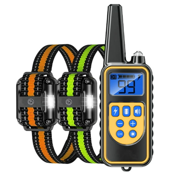 Dog Shock Collar with Remote for Large Medium and Small Dogs, Rechargeable E Collar, 4000FT