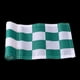 thumbnail image 3 of Jardín trasero al aire libre, putting green interior, bandera de golf a cuadros y sólida. Verde + blanco, 3 of 7
