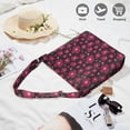 thumbnail image 4 of Boho Floral Butterfly Canvas Crossbody Bag – Cute Bee and Flower Pattern for Daily Use, 4 of 5