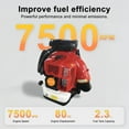 thumbnail image 6 of Seipouy 80CC Gas Powered Backpack Leaf Blower, 4.8 HP 2-Stroke 900 CFM 206 MPH , Commercial-Grade Gas Leaf Blower for Landscaping, Snow Removal, and Heavy-Duty Yard Work, 6 of 10