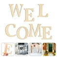 thumbnail image 3 of YSNOOWE Beige English Welcome Letters Lovers Party present 7Pcs 7.86X6.72X0.16in, 3 of 6