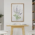 thumbnail image 2 of PixonSign Framed Canvas Print Wall Art Purple Gray Lavender Flower Still Life Nature Wilderness Illustrations Modern Art Botanical Floral Farmhouse/Country Relax/Calm/Cozy - 16"x24" Natural, 2 of 5