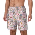 thumbnail image 2 of Uemuo Hello Summer With Gnome Pattern Mens Swim Trunks Quick Dry Board Shorts with Mesh Lining, Stretch Beach Shorts Quick Dry No-Chafing Board Shorts-Large, 2 of 9
