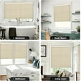thumbnail image 5 of LazBlinds No Tools No Drill Cordless Cellular Shades, Blackout Light Blocking Honeycomb Shades for Home, Thermal Insulation Blinds for Windows, 26" W x 64" H, Beige, 5 of 6