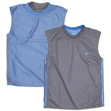 Starter - Boy's Mesh & Satin Reversible Muscle Shirt