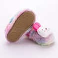 thumbnail image 4 of Toddler Boys Slippers Cartoon Cute Animals Plush Warm Home Shoes, 4 of 5