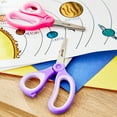thumbnail image 5 of Pen+Gear 5-inch Blunt-tip Kids Scissors, Ages 4-7, School Supplies, 2-Pack, Purple and Pink, 5 of 10