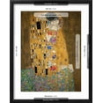 thumbnail image 5 of Art.com The Kiss, c.1907 Art Print by Gustav Klimt, Black Frame Wall Art, 17" x 21", 5 of 5
