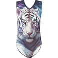 thumbnail image 1 of Maillot de Bain une Pièce pour Filles 3-14 Col en V Maillot Sans Manches, 1 of 5