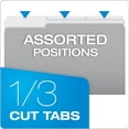 thumbnail image 2 of Interior File Folders, 1/3-Cut Tabs, Legal Size, Gray, 100/Box, 2 of 6