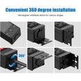 thumbnail image 2 of Protector contra sobretensiones Power Strip HHSOET de montaje giratorio de 12 salidas, 2 of 7