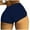 Navy, variant on fatyb Women's Shorts Elastic High Waist Lounge Shorts Casual Comfy Workout Yoga Shorts for Running Sports