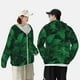 thumbnail image 4 of Fotbe Green Leave Fern Chaqueta con Protección Solar UPF 50+ para Hombre y Mujer, Camisa con Capucha y Bolsillos-Medium, 4 of 7